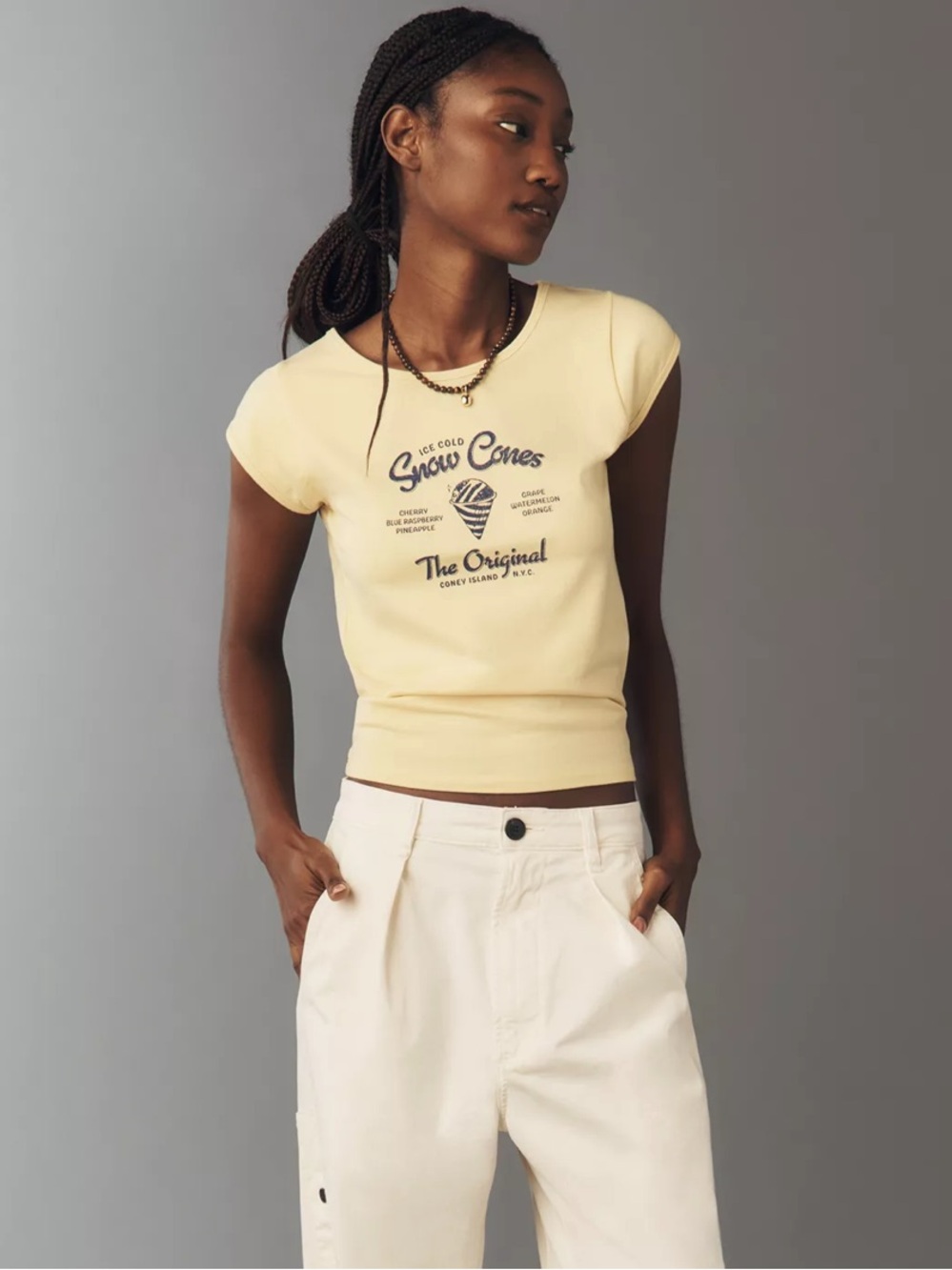 Pilcro Snow Cone Cotton Tee